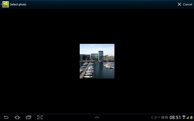 Press the required picture.