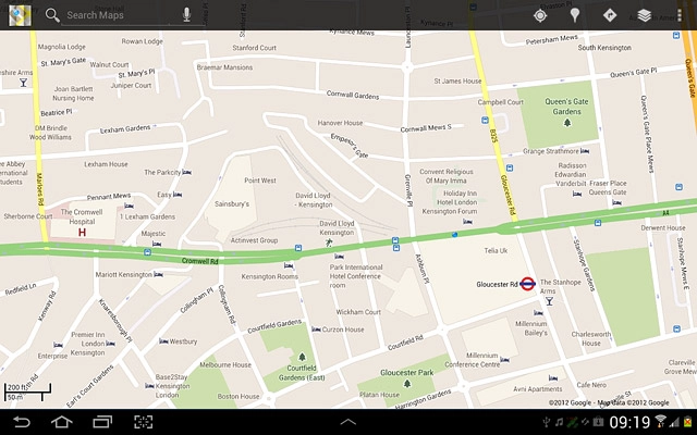 Press the home icon to return to standby mode.
