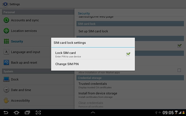 Press the home icon to return to standby mode.