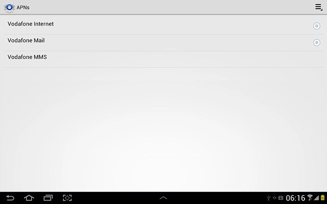 Press the home icon to return to standby mode.