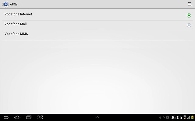 Press the home icon to return to standby mode.