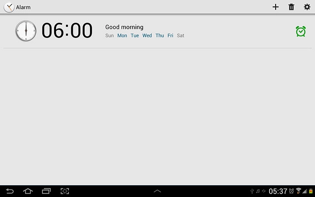 Press the home icon to return to standby mode.