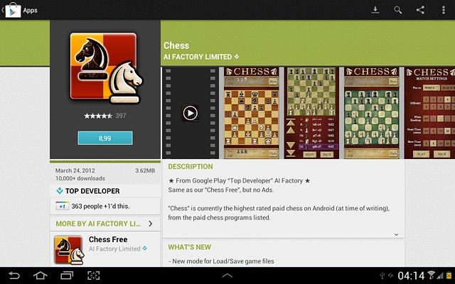To buy an app:Press the price.