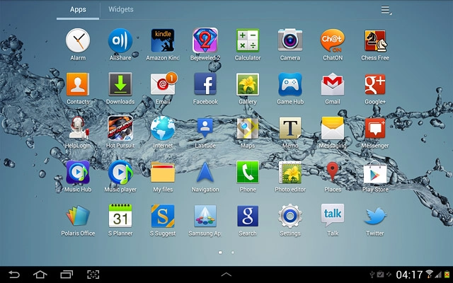Press the app you've just downloaded.Follow the instructions on the display to use the app.