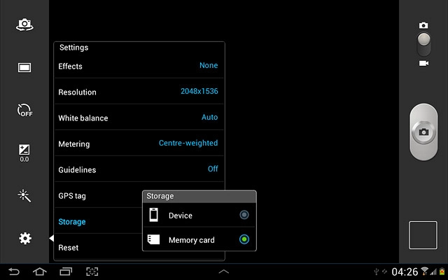 Press Device or Memory card.