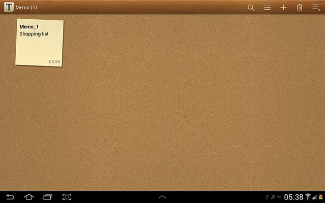 Press the home icon to return to standby mode.