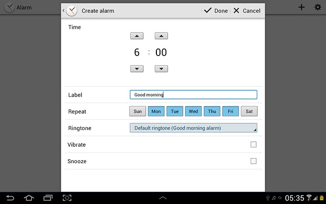 Press the drop down list next to Ringtone.