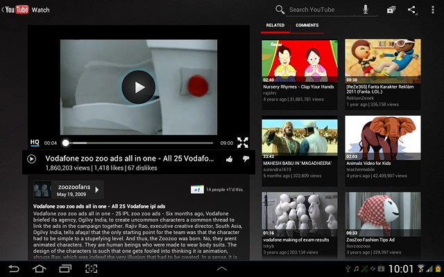Start playing the required video clip.Press the add favourite icon.