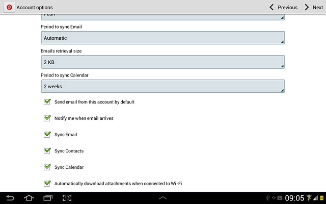 When the box next to the menu item is ticked (V), the function is turned on.