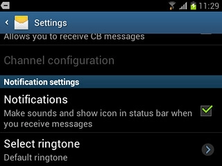 Press Select ringtone.