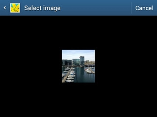 Press the required background image.