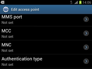 Press Authentication type.