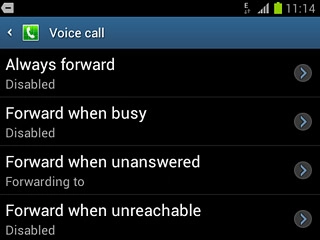 Forward when unanswered