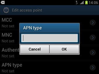 Key in mms and press OK.