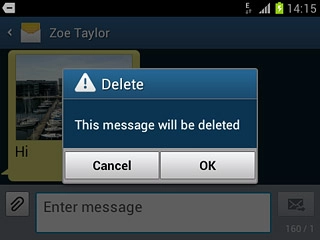 Press OK to confirm.