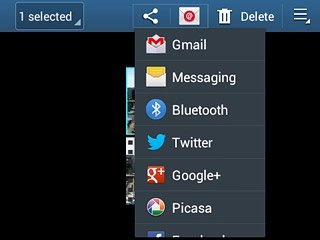 Press Messaging.A picture message containing the picture or video clip is created.Key in the first letters of the required contact.Matching contacts are displayed.