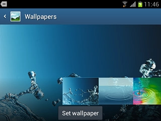 Press Set wallpaper.