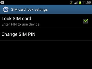 Press Change SIM PIN.
