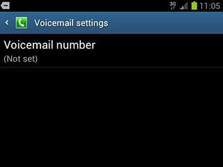 Press Voicemail number.