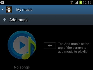 Press Add music.