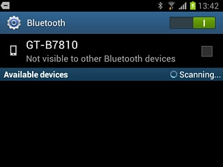 When the indicator turns green, Bluetooth is turned on.