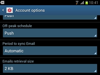 Press Emails retrieval size.