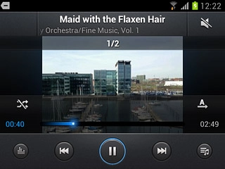 Press the sound quality icon.