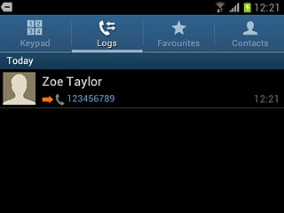 Press the required number.