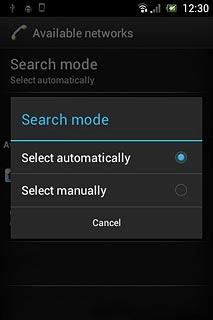 Press Select automatically.