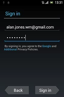 Press Sign in.Follow the instructions on the display to select settings for your Google account.