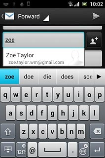 Press the required contact.