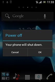 Press OK to confirm.