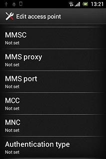 Press Authentication type.