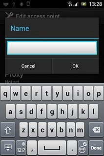 Key in Vodafone Mail and press OK.