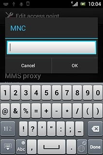 Key in 03 and press OK.