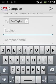 Press Subject and key in the required subject.