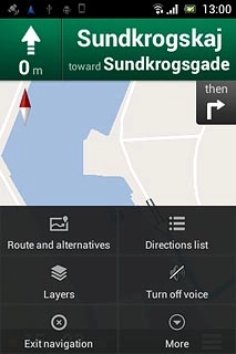 Press Exit navigation.