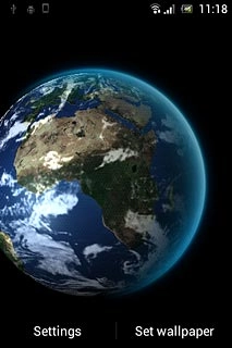 Press Set wallpaper.