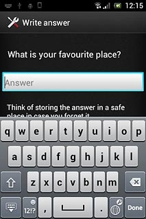 Press Answer and key in the answer to the selected question.