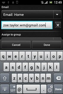 Press the drop down list above the email address.