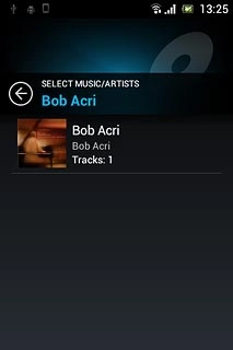 Press the required audio file.