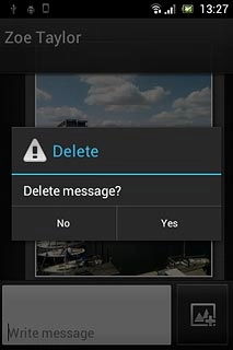 Press Yes to confirm.