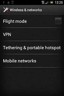 Press Mobile networks.