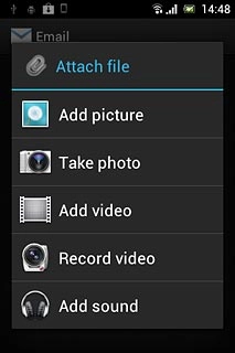 To add an audio file:Press Add sound.