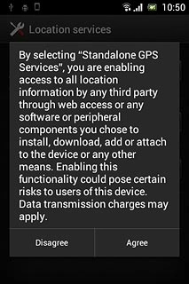 If you turn on the function:Press Agree.