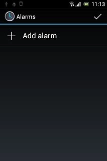 Press Add alarm.