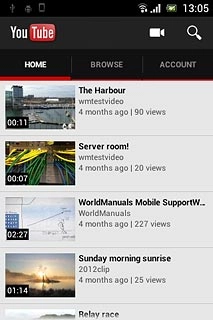 Press the search icon.
