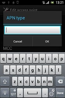 Key in mms and press OK.