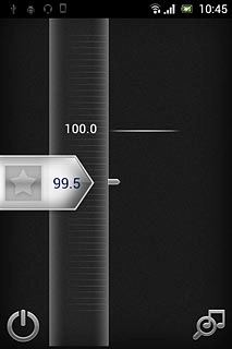 Press the power off icon.