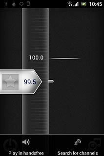 To turn off the speaker:Press Play in handsfree.
